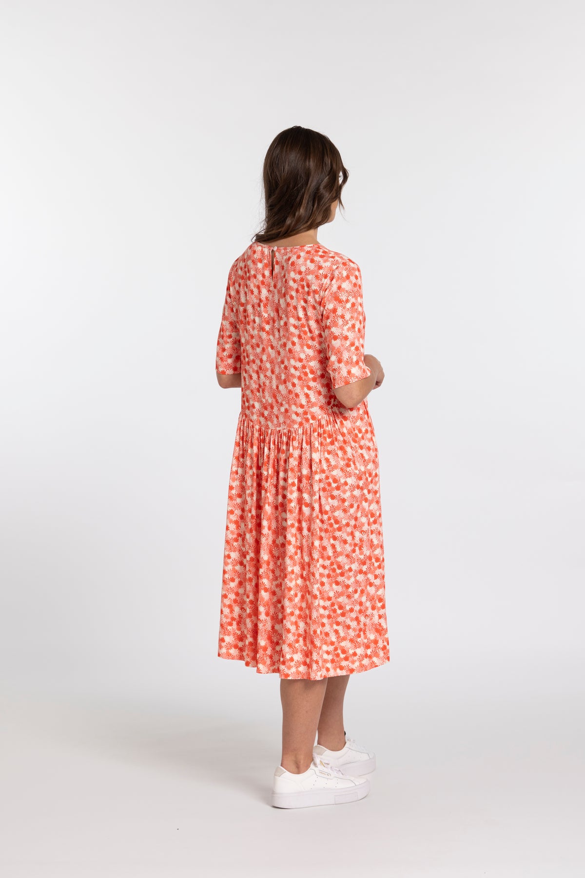 Ariana Dress - Red Print