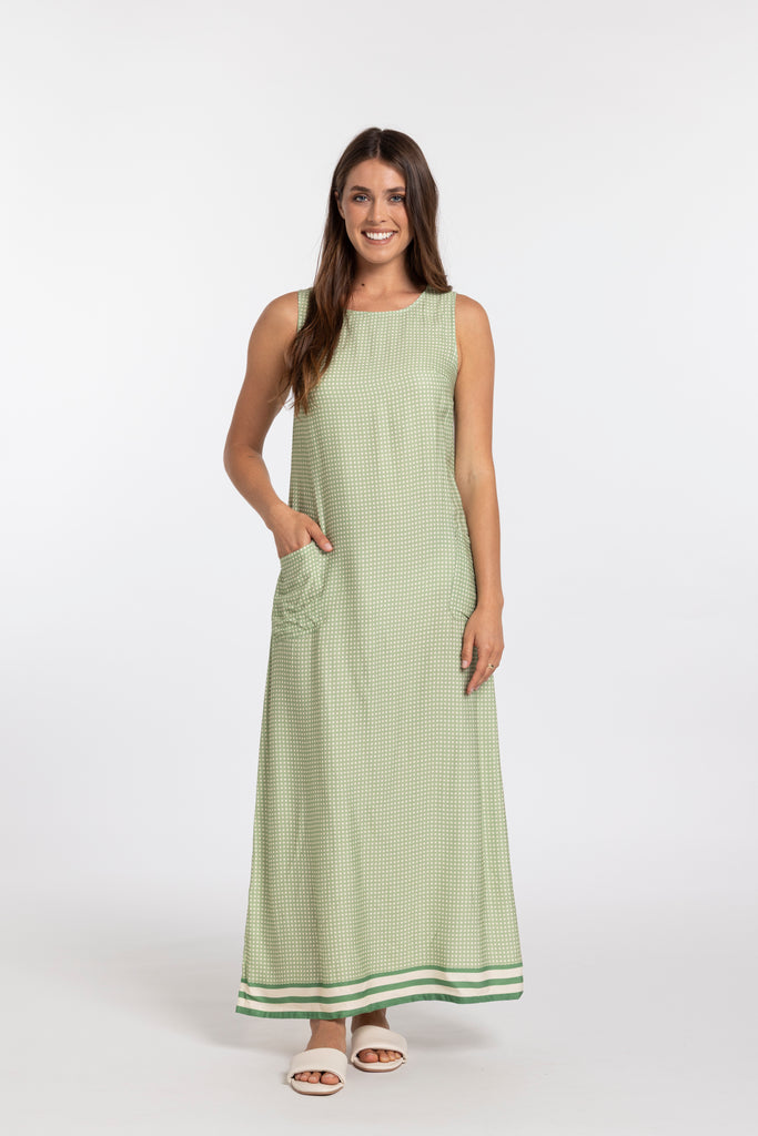 Ava Dress - Sage Spot