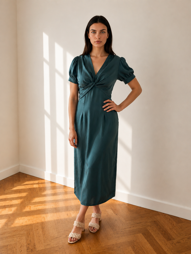 CLAUDIA DRESS MALLARD