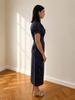 CLAUDIA DRESS MIDNIGHT SPOT