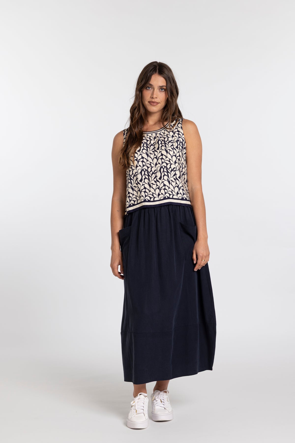 Trenley Skirt - Navy