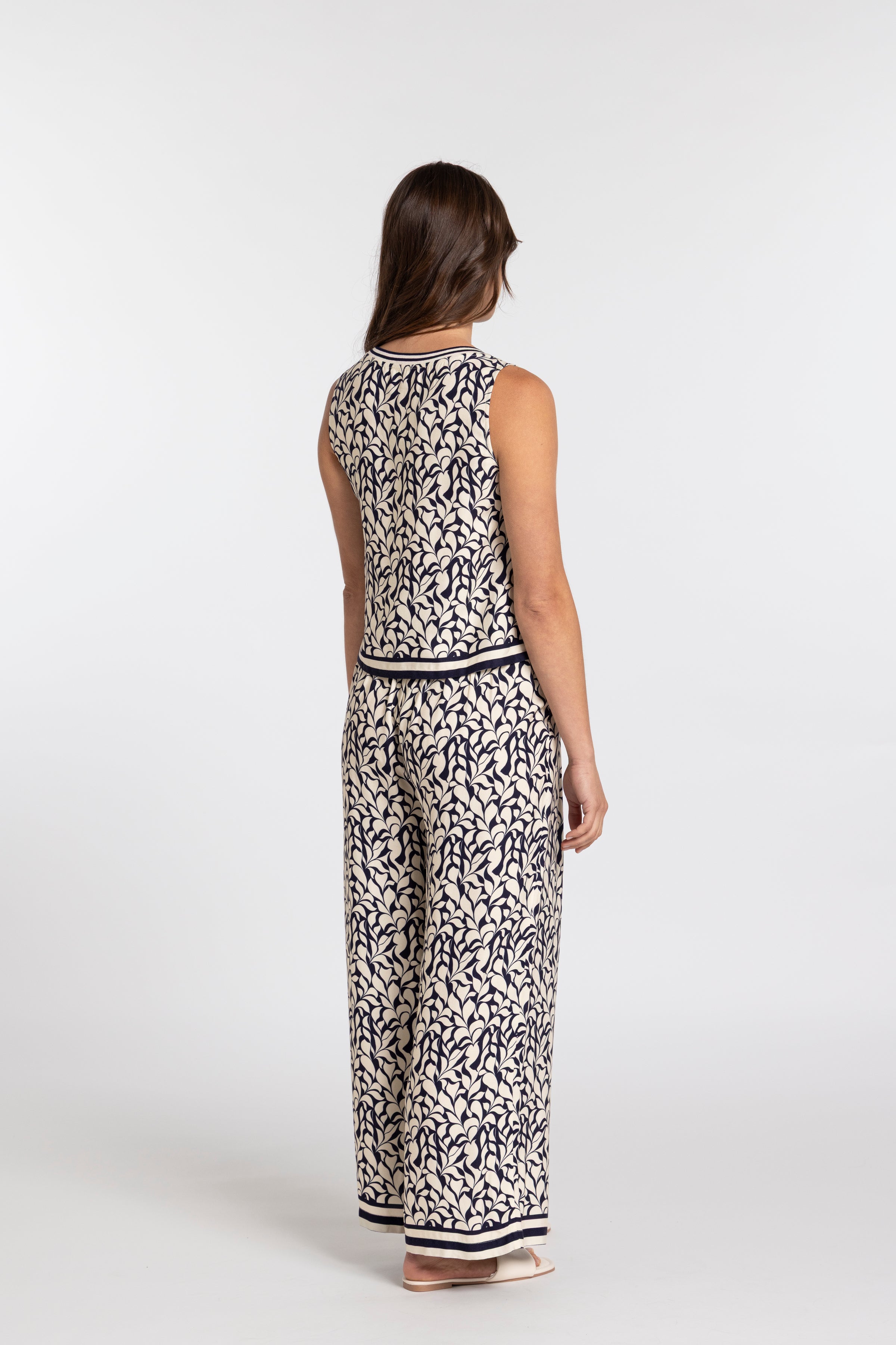 Collet Top - riveria pattern