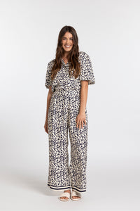 Evelyn Blouse - Riveria print