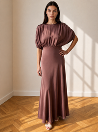 GEORGIA DRESS CACAO