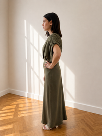 GEORGIA DRESS OLIVE