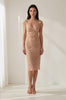 HARRIET DRESS MOCHA BLUSH