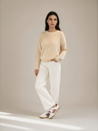Henrietta Knit - Parchment Marle