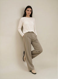 Katie Pant Muted Khaki