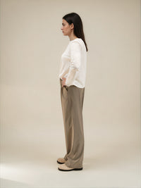 Katie Pant Muted Khaki
