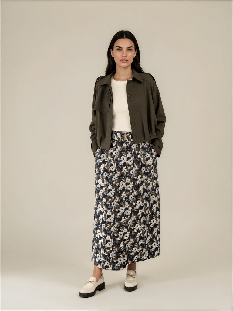 Parker Skirt - Winter Bloom