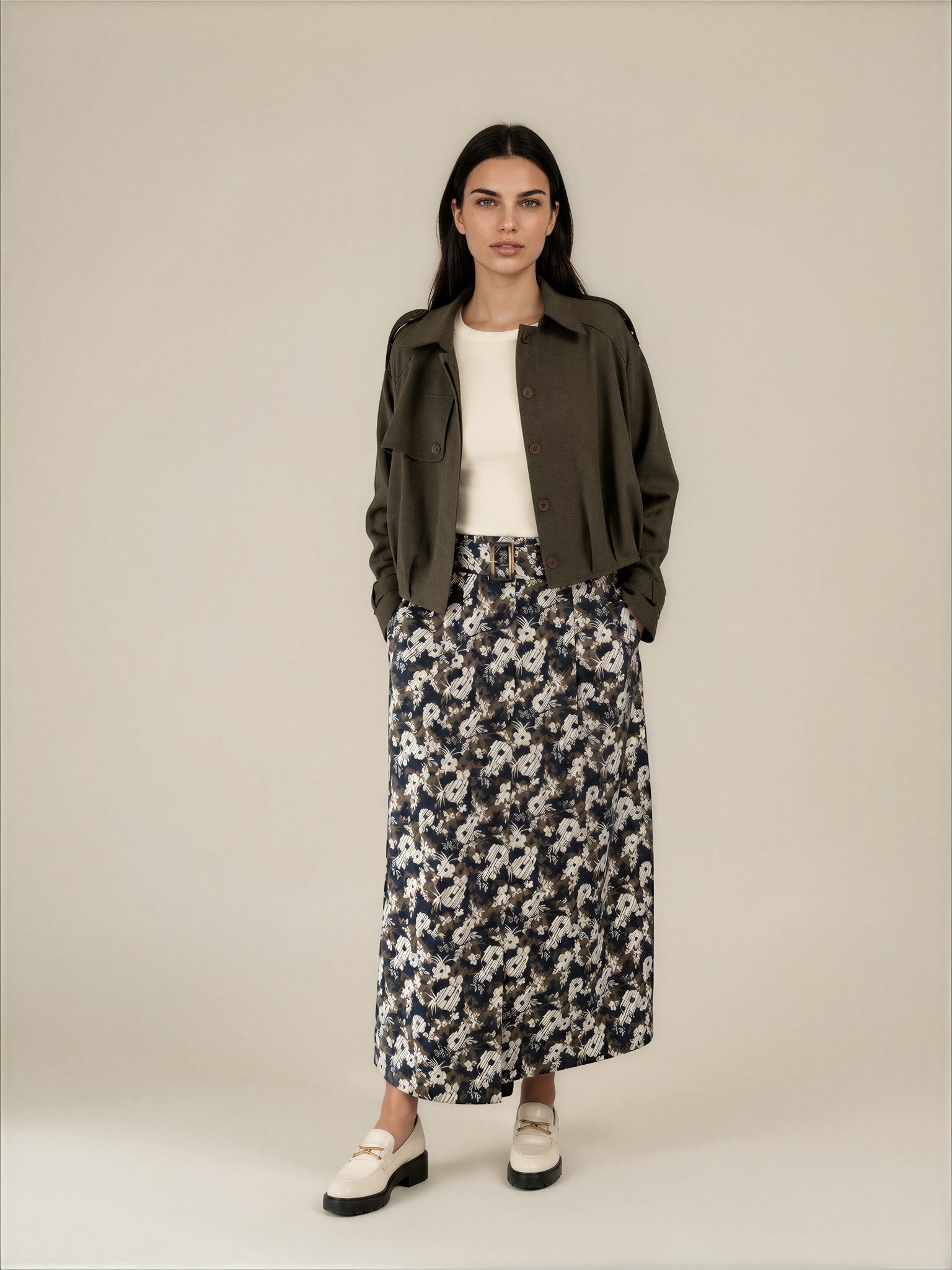 Parker Skirt - Winter Bloom