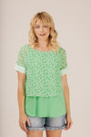 Colbi Take Two Top Green RRP $139