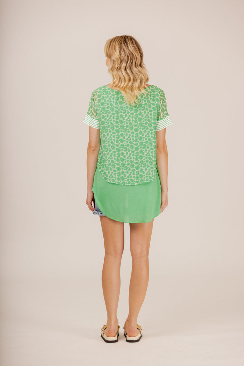 Colbi Take Two Top Green RRP $139