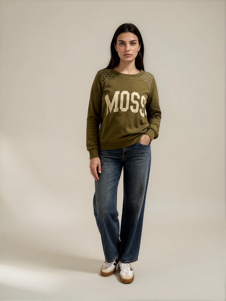 MOSS Honeycomb sweat - Khaki