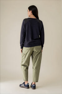 MOSS Honeycomb sweat - Navy