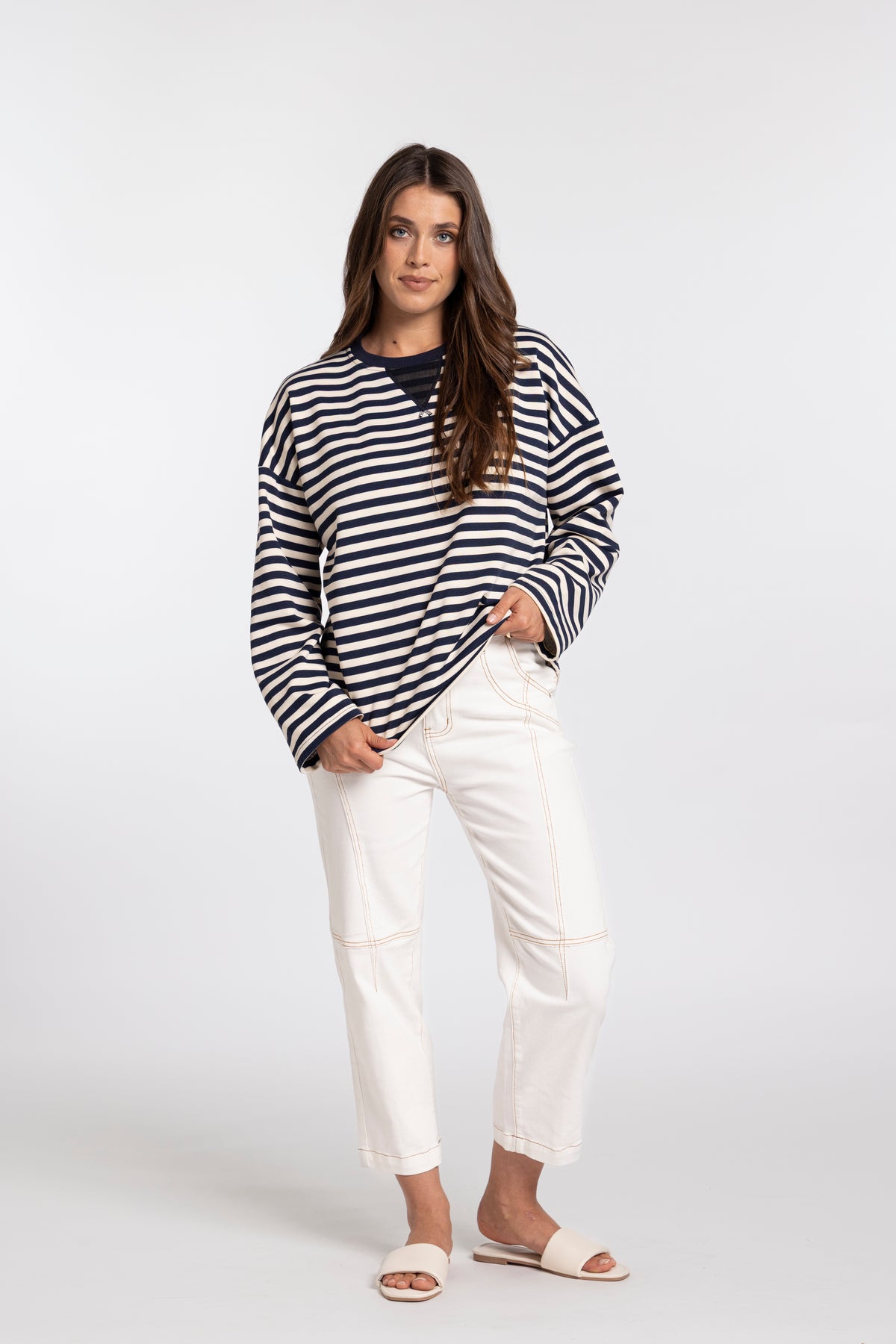 Oversized Sweat - Stripe