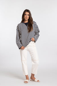 Oversized sweat - stripe