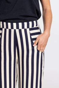 Summer Sienna Pant - navy stripe