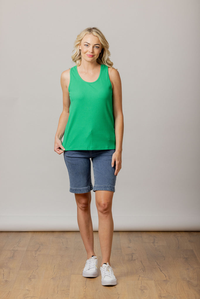 Rib tank Green